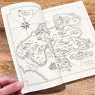 Fantasy map of Tandera from the Scepter and Crown YA fantasy series