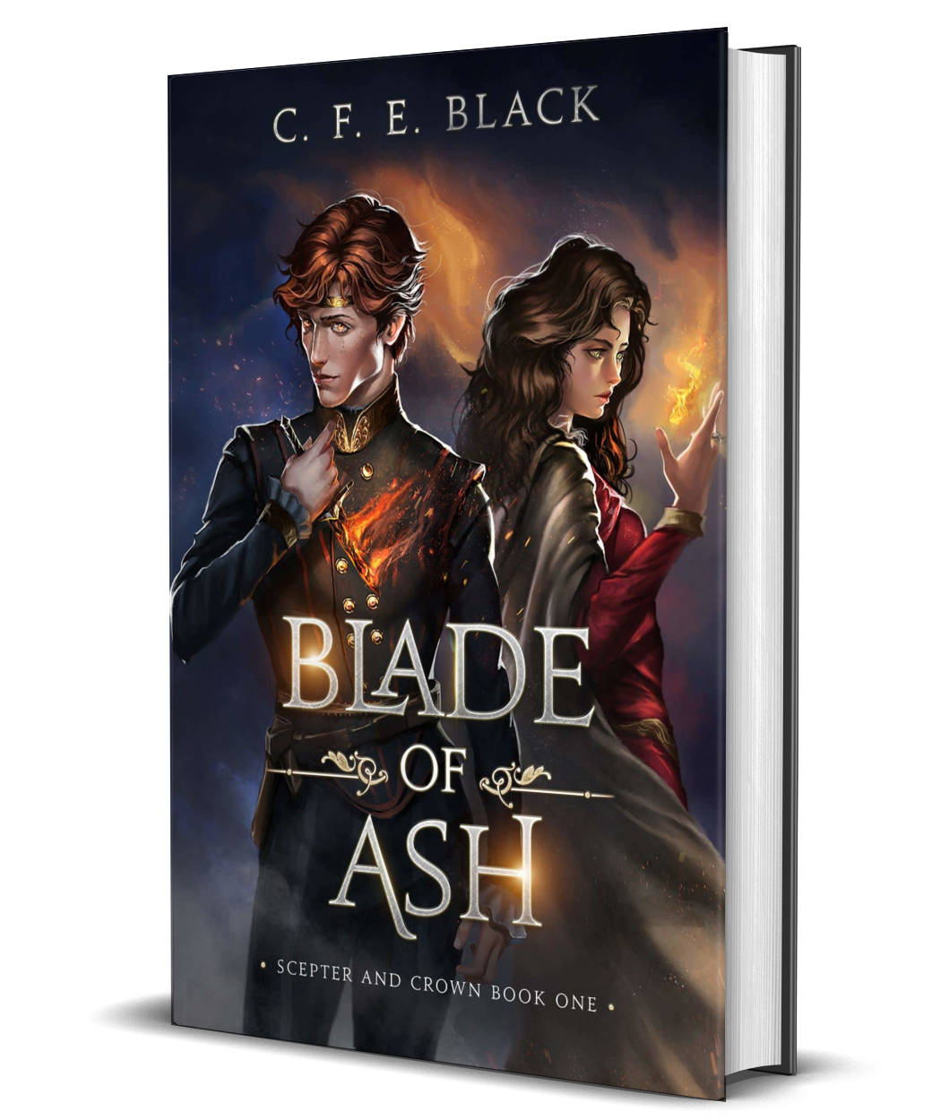Blade of Ash Scepter and Crown Book 1 hardback cover
