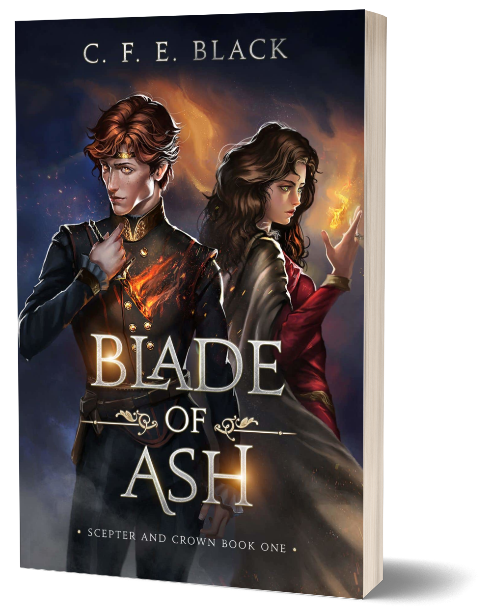Blade of Ash Scepter and Crown Book 1 paperback cover