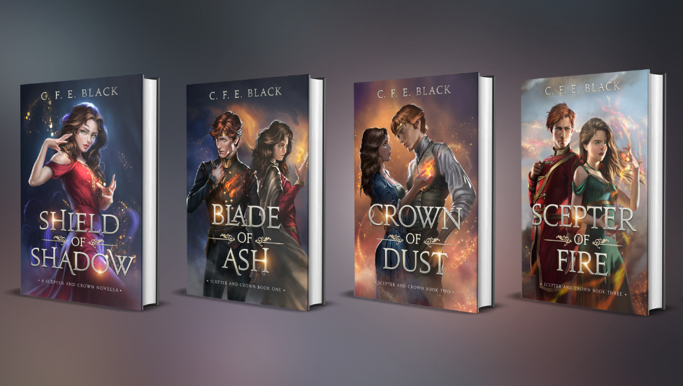 Books in the Scepter and Crown YA epic fantasy series