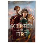 Scepter of Fire YA fantasy paperback with character art on cover