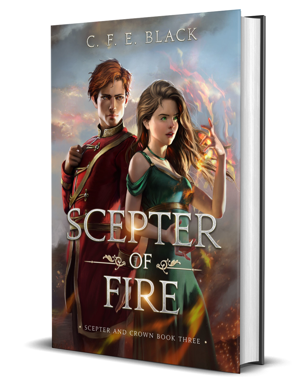 Scepter of Fire Scepter and Crown Book 3 hardback cover