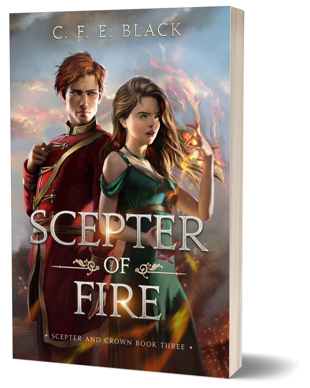Scepter of Fire Scepter and Crown Book 3 paperback cover