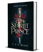 The Starlit Prince Fantasy Romance hardback book cover