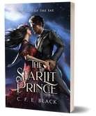 The Starlit Prince Fantasy Romance paperback book cover